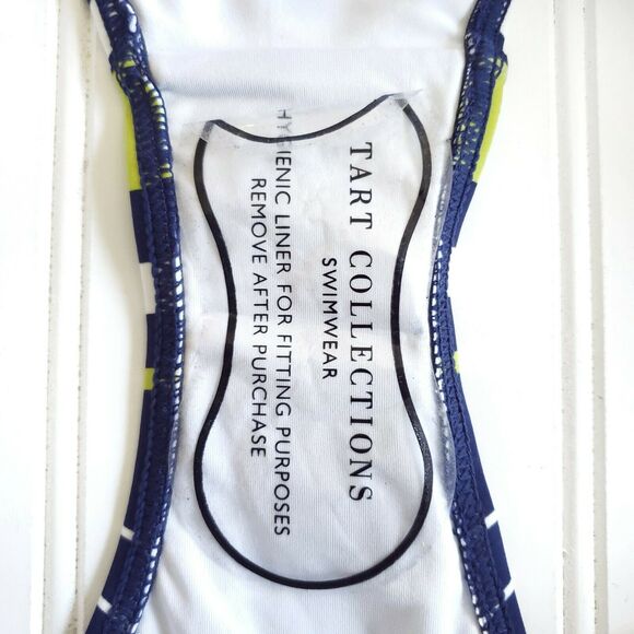 TART Collections Moana foldover swim brief bikini bottom variegated stripe M NEW - Picture 3 of 6